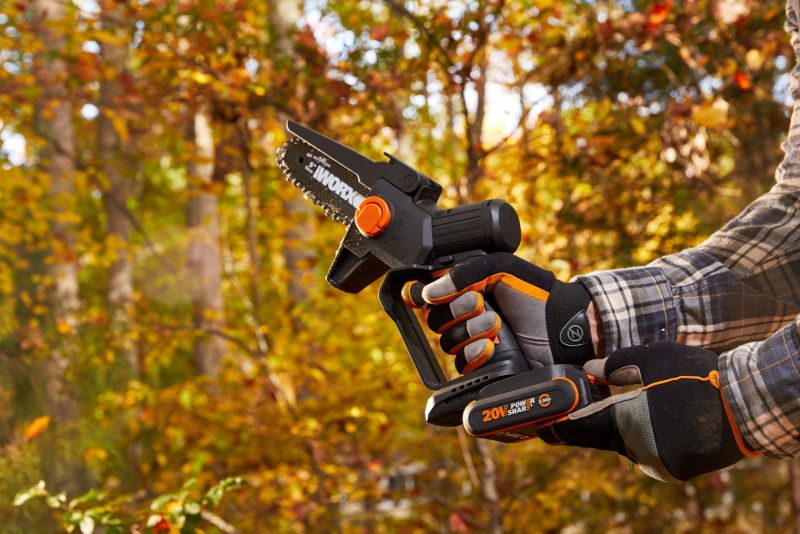 Mini akku-kædesav med forlængerstang Worx WG325E.1 20V