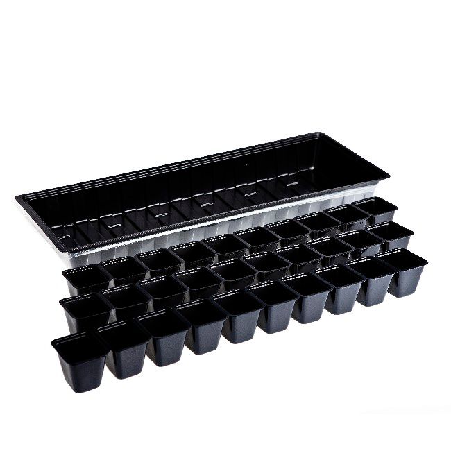 Mini-drivhus til 30 planter