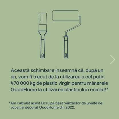 GoodHome mini-malerulle lang 10 cm