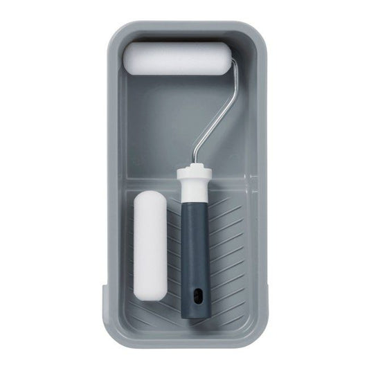 GoodHome mini-malersæt med bakke, 4 dele