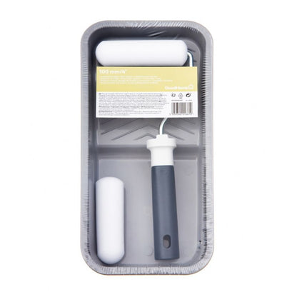 GoodHome mini-malersæt med bakke, 4 dele