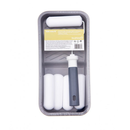 Mini malersæt GoodHome med bakke, 7 dele