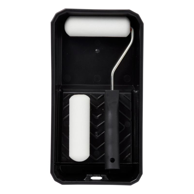 Mini-malersæt med 4-element rulle til emaljemaling