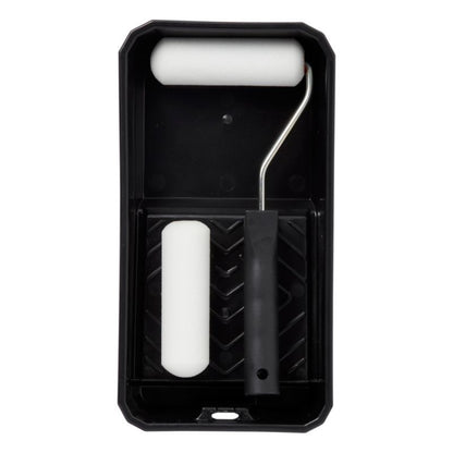 Mini-malersæt med 4-element rulle til emaljemaling