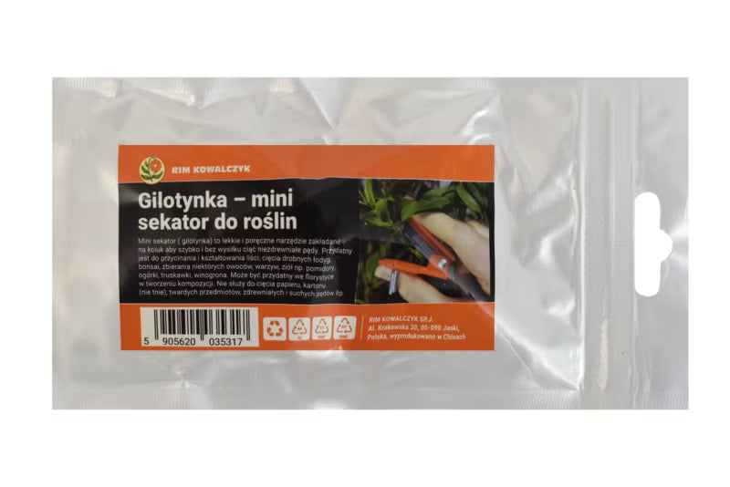 Minibeskæresaks 53 mm Rød