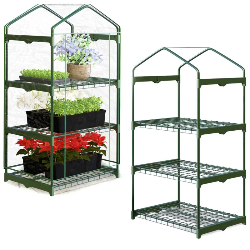 Minidrivhus 125x69x49 cm Transparent