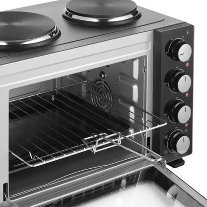 Miniovn SEO 2800BK 28 Liter Sort med Kogeplader