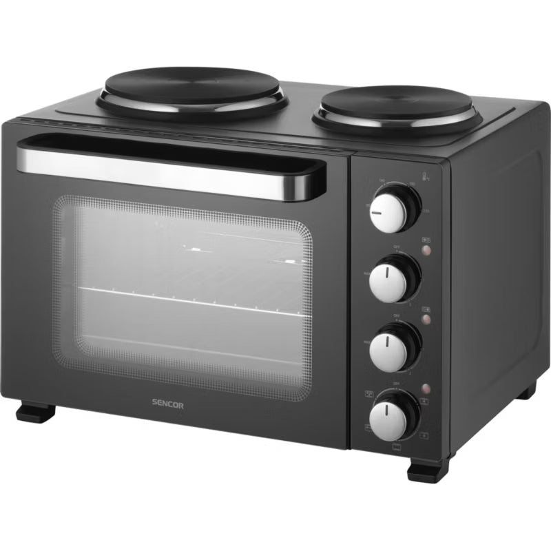 Miniovn SEO 2800BK 28 Liter Sort med Kogeplader