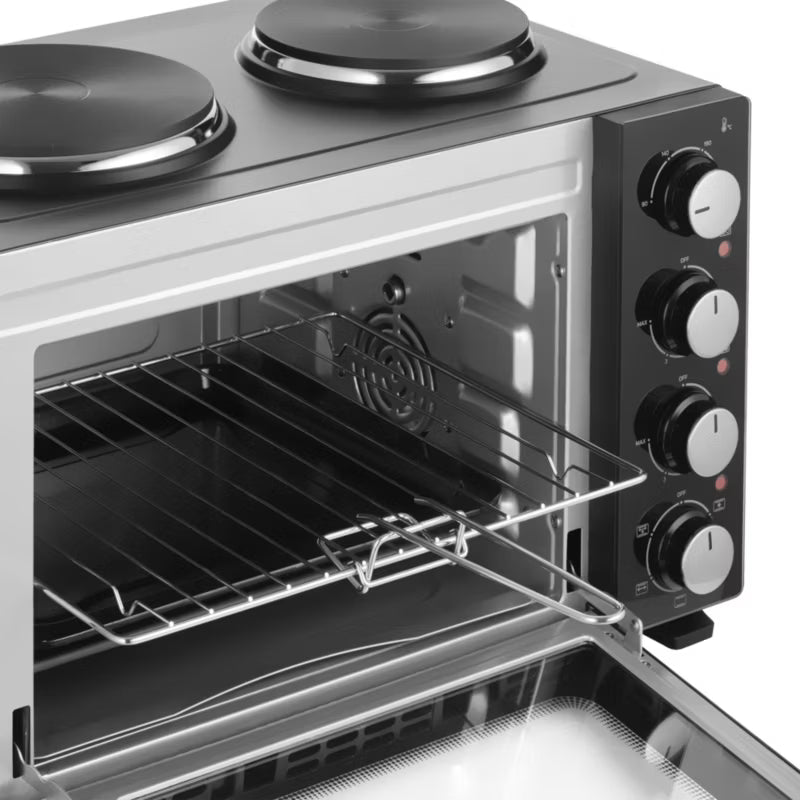 Miniovn SEO 2800BK 28 Liter Sort med Kogeplader