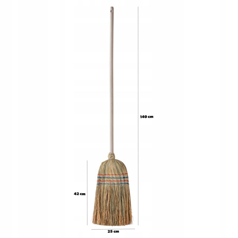 KADAX klassisk kost 140 cm til effektiv fejning