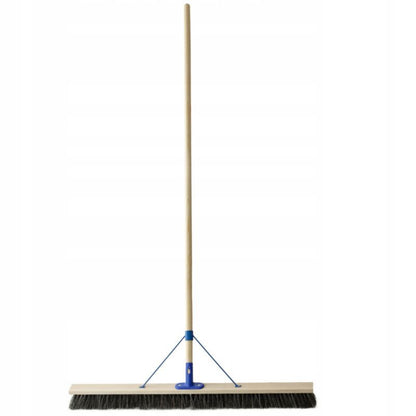 Kadax gadefejebørste med kost og 100 cm skaft