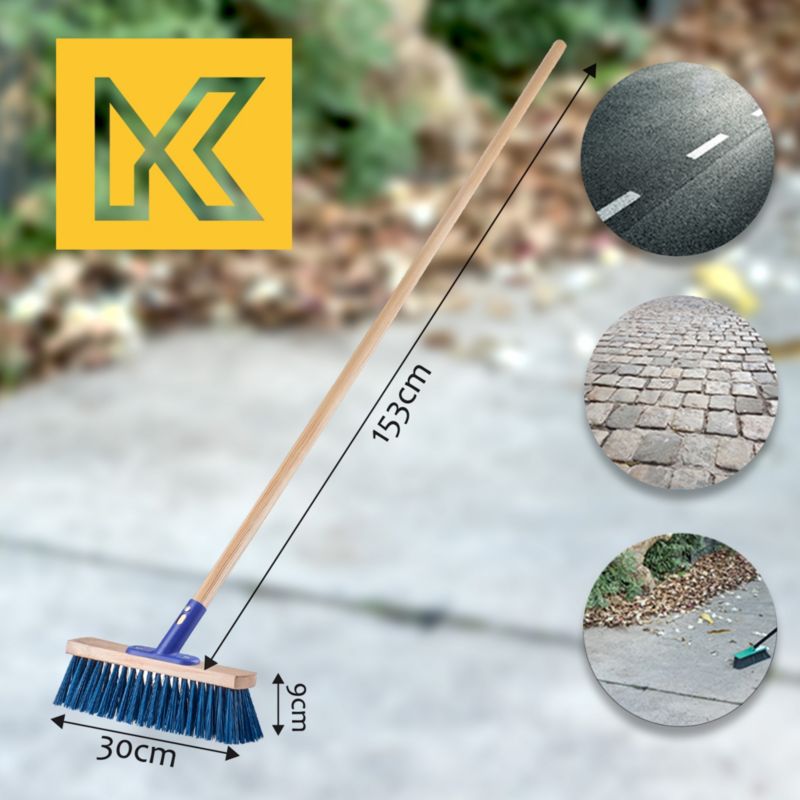 KADAX gadefejebørste nylon 30 cm