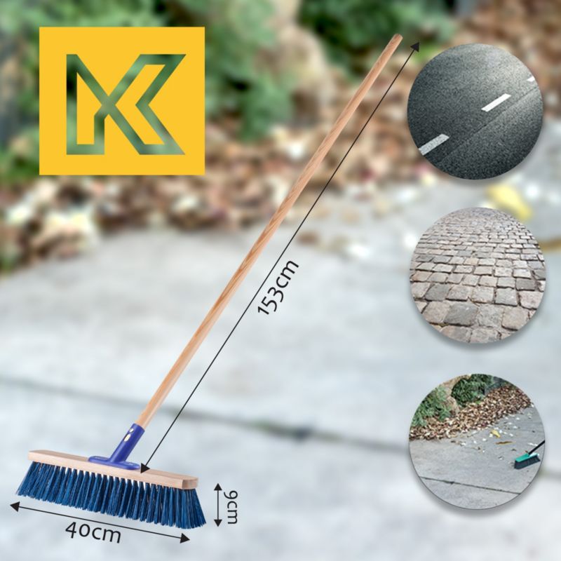 KADAX gadefejebørste nylon 40 cm