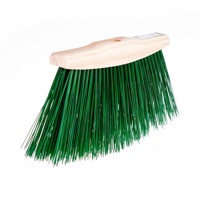 PVC‑kost med langt hår