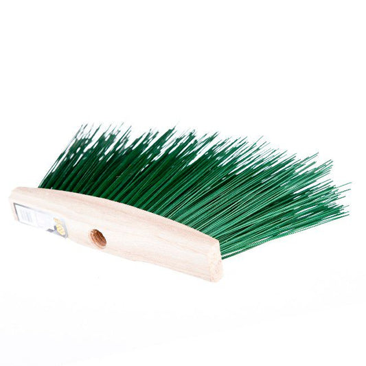 PVC‑kost med langt hår
