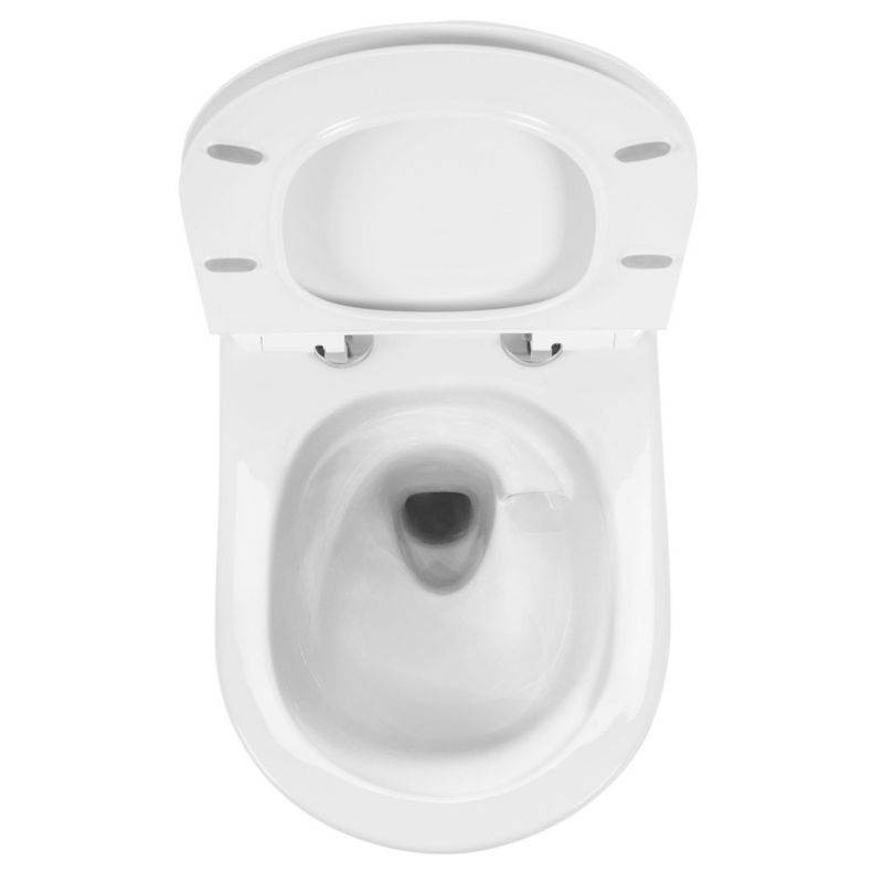 Væghængt Toilet Carlo Mini Tornado Pro Uden Kravel Hvid 37x36,5x37 cm