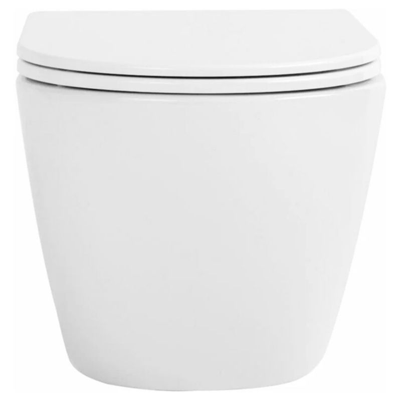 Væghængt Toilet Carlo Mini Tornado Pro Uden Kravel Hvid 37x36,5x37 cm