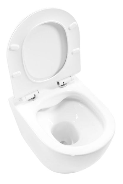 Væghængt Toilet Keramisk Carter Rimless Hvid 37x32,5x32,5 cm