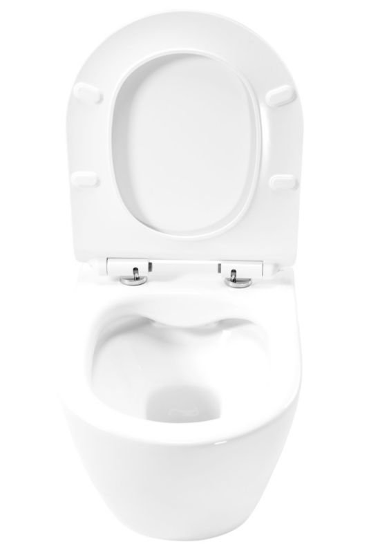 Væghængt Toilet Keramisk Carter Rimless Hvid 37x32,5x32,5 cm