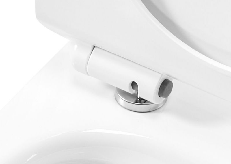 Væghængt Toilet Keramisk Carter Rimless Hvid 37x32,5x32,5 cm
