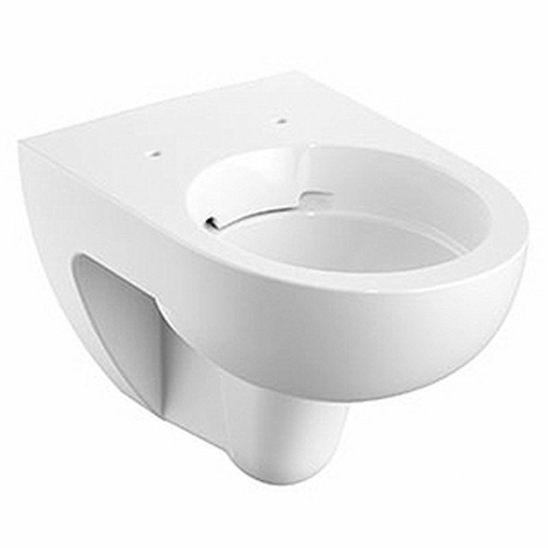 Væghængt Toiletkumme Nova Pro Uden Skyllekant Hvid 48 cm