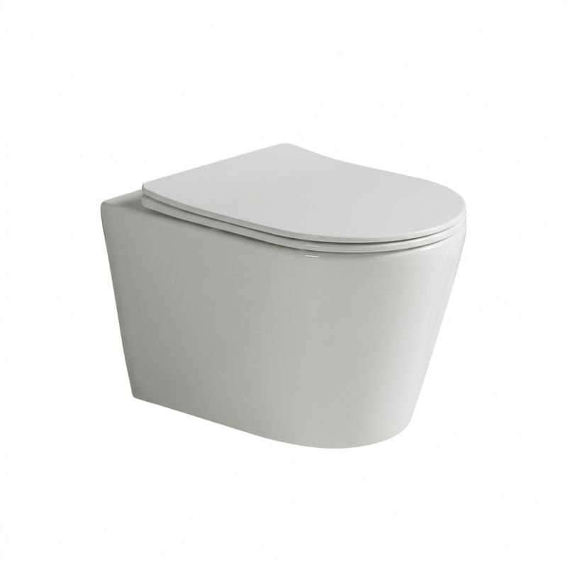 Væghængt Toilet AeroLux Hvid 48x37x36 cm 1 stk.