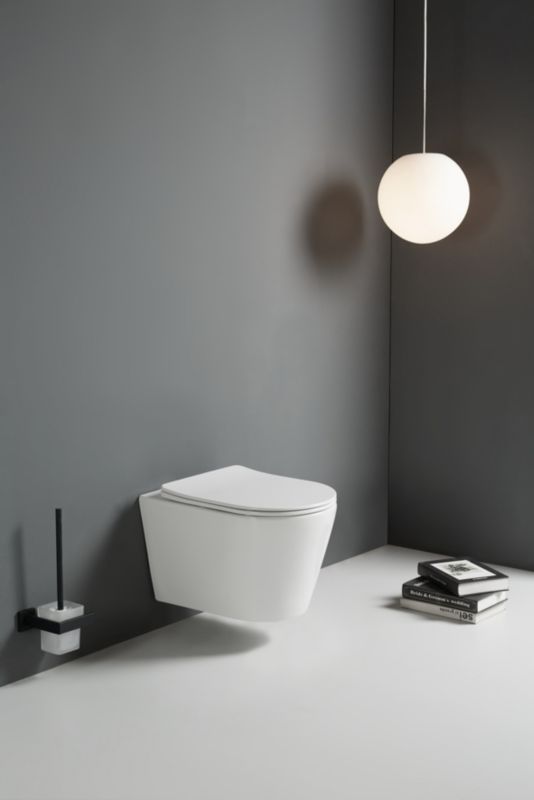 Væghængt Toilet AeroLux Hvid 48x37x36 cm 1 stk.