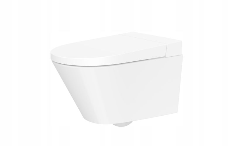 Intelligent Væghængt Toilet Hvid med Sæde 59,2 cm