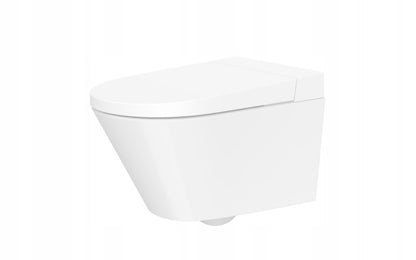 Intelligent Væghængt Toilet Hvid med Sæde 59,2 cm