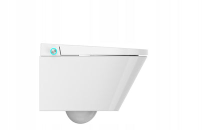 Intelligent Væghængt Toilet Hvid med Sæde 59,2 cm