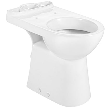 Stående Toiletkumme Keramik 67x38 cm Hvid Uden Bræt