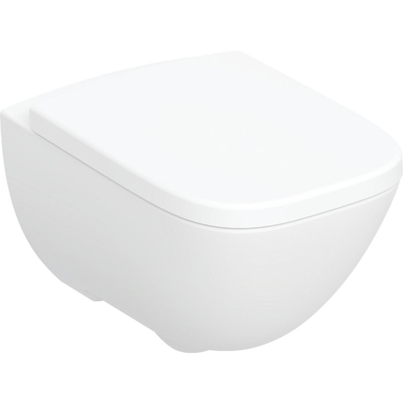 Geberit Light væghængt toilet uden kant med duroplast softclose sæde