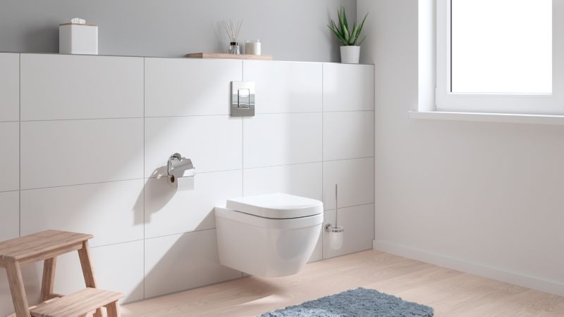 Væghængt Toilet Hvid med Spiral Skyl 3/5 L og Låg med Dæmpet Lukning 39 206 000