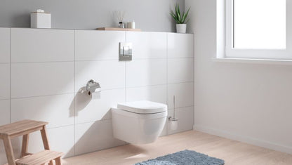 Væghængt Toilet Hvid med Spiral Skyl 3/5 L og Låg med Dæmpet Lukning 39 206 000