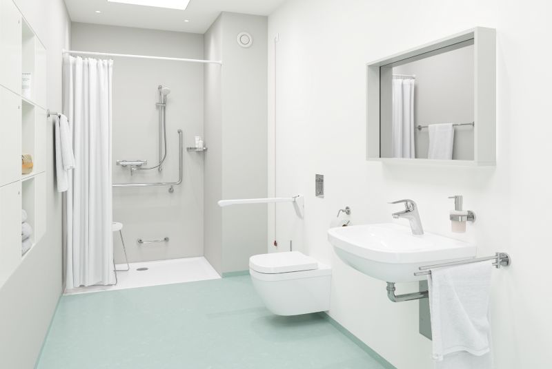 Væghængt Toilet Keramik Rektangulær Uden Kølle Hvid 374x540 mm