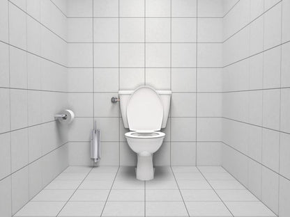Væghængt Toilet Keramik Rektangulær Uden Kølle Hvid 374x540 mm