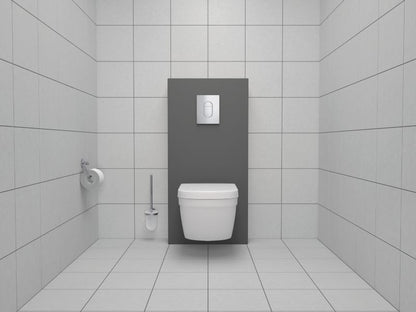 Væghængt Toilet Keramik Rektangulær Uden Kølle Hvid 374x540 mm