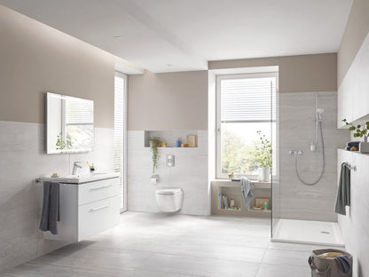 Væghængt Toilet Keramik Rektangulær Uden Kølle Hvid 374x540 mm