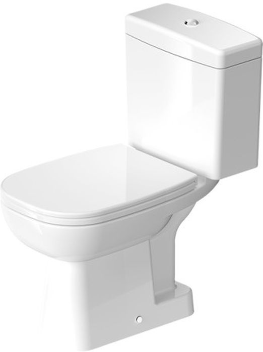 Toilet Kompakt 65x35,5 cm Hvid 6 L Lodret Afløb 4021534395550