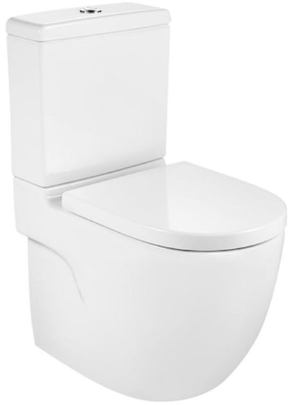 Toiletkumme Væghængt Rimless Supraglaze Hvid 37x60 cm
