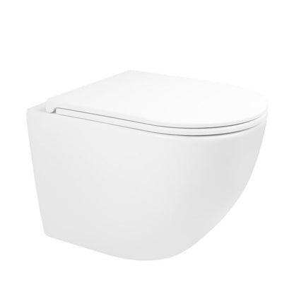 Væghængt Toilet Hamnes SilentWhirl Uden Bræt, SmartClean, Hvid, 52x35,5x37 cm | 5903003012689