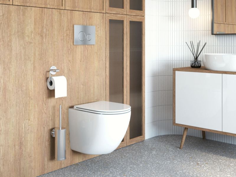Væghængt Toilet Hamnes SilentWhirl Uden Bræt, SmartClean, Hvid, 52x35,5x37 cm | 5903003012689
