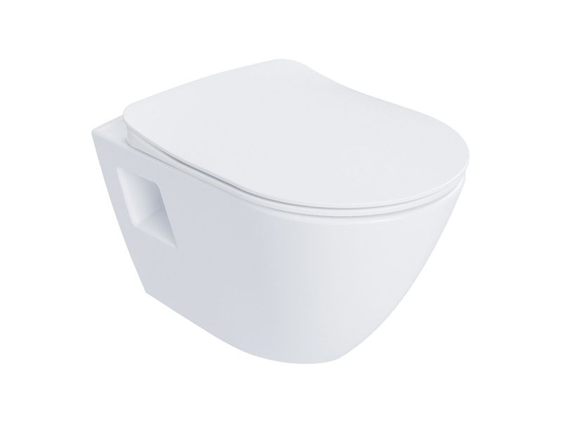 Væghængt Toilet Endo RimOff 35x50 cm Hvid Keramik