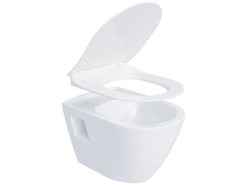 Væghængt Toilet Endo RimOff 35x50 cm Hvid Keramik