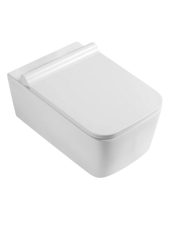 Væghængt Toilet Accord Hvid Højglans 57x36x34,5 cm