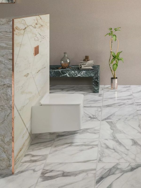 Væghængt Toilet Accord Hvid Højglans 57x36x34,5 cm