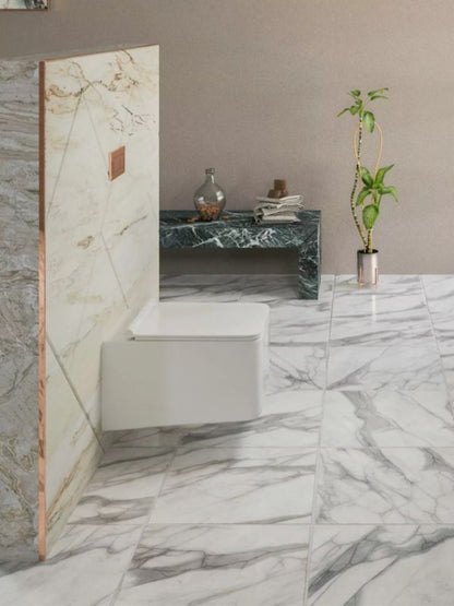 Væghængt Toilet Accord Hvid Højglans 57x36x34,5 cm