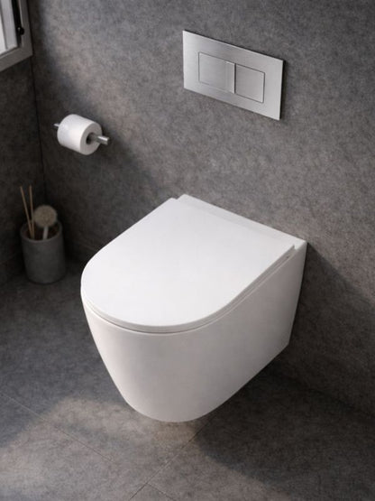 Væghængt Toilet Amaro Hvid Højglans 48x36x36 cm