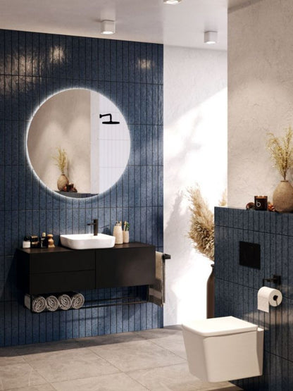 Væghængt Toilet Gravis Hvid Højglans med Vortex Skyl 50,5x35x34,5 cm