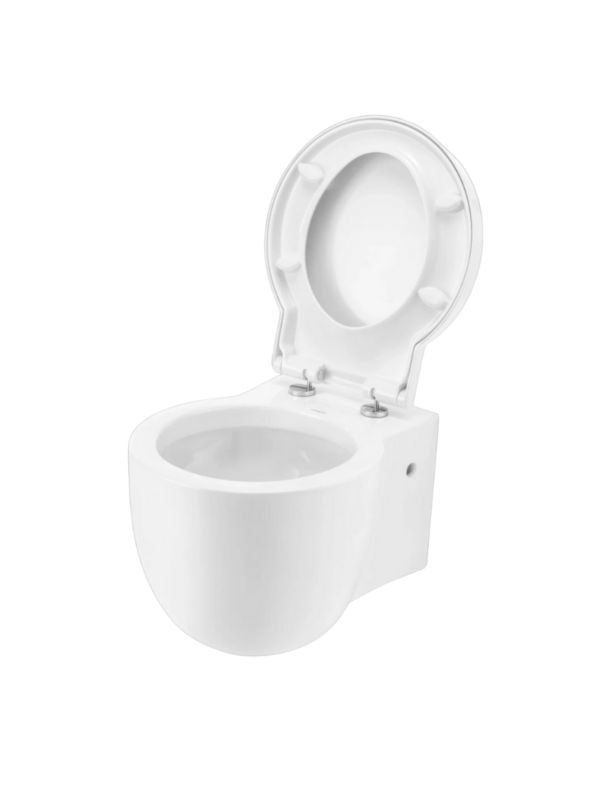 Væghængt Toilet OVO Oval Hvid Højglans 49,5x40,5x35 cm